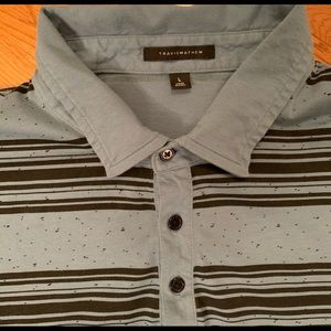Travis Mathew Mens Polo Golf Shirt Sz Large